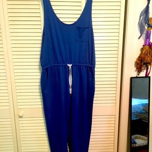Navy Blue Jumpsuit WITH POCKETS!